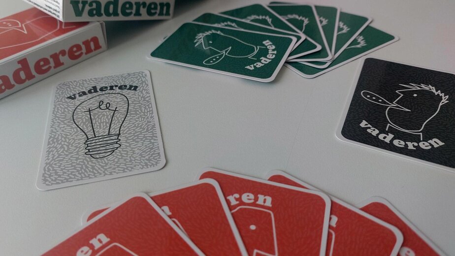 Foto' spelkaarten vaderen